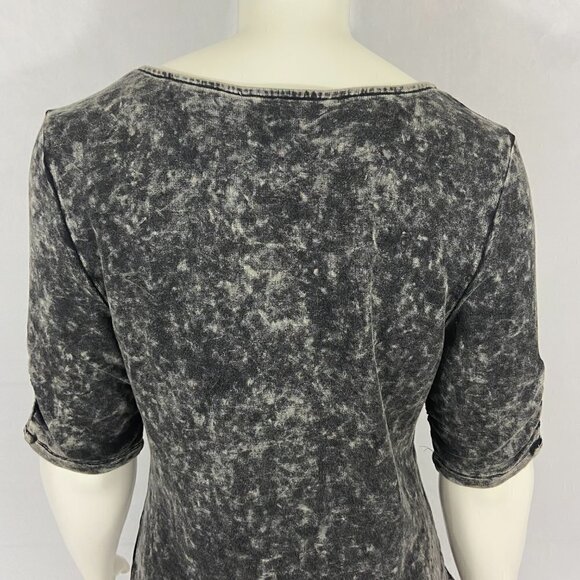 Promesa Women's Bodysuit Top Size L Short Sleeve Dark Grey NWT - Picture 5 of 8